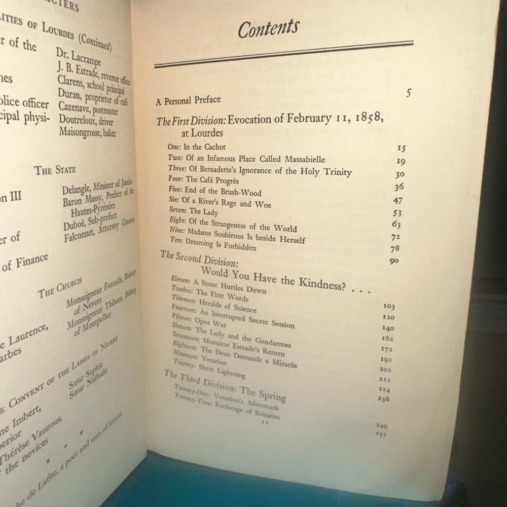 The Song of Bernadette Hardcover Book